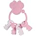 Disney Minnie Mouse Key Shape Keyring Teether, Multi