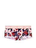 Victoria's Secret New logo Boy short Panty Euphoria Pink Floral (Medium)