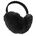 ChikaMika Winter Earmuffs for Women Girls Winter Ear muffs Large Over Ear Foldable EarMuff (Black)