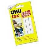 Tac Adhesive Putty, Removable/Reusable, Nontoxic, 2.12 oz, 80 pieces/Pack, 6 Packs