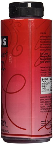 Lyons Raspberry Designer Dessert Sauce, 15 oz.
