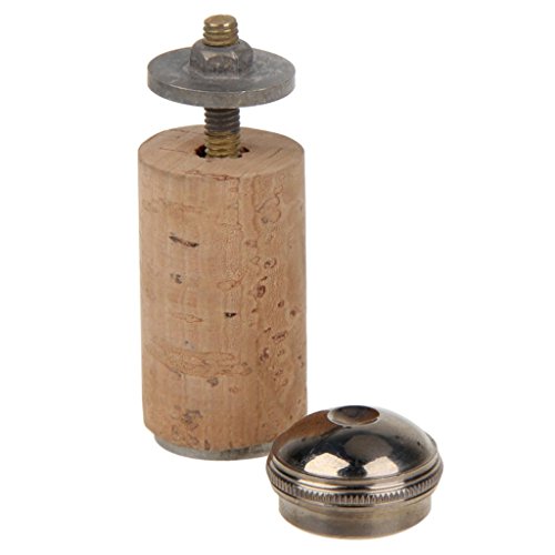 image for MonkeyJack 1 Set Flute Headjoint Cork and Crown Repair Parts Copper Pl