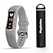 Garmin vivosmart 4 (Gray/Rose Gold, Small/Medium) Smart Activity Tracker Power Bundle | +PlayBetter Portable Charger | Fitness Activity Tracker | Heart Rate