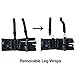 Woman Body Harness Garter Punk Gothic Belt Leg Strap Lingerie cage Plus Size Stretchy Fabric (Black)