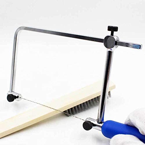 POWERTOOL Professional Adjustable Saw, Wire Saw Frame Fret Saw Jewellers Saw for Wood, Plastic, Board, Jewelry(ASB400)