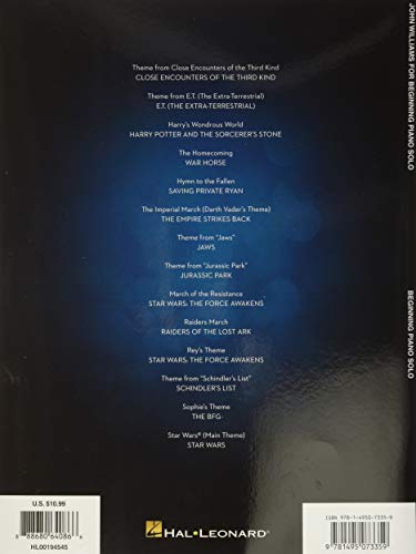 John Williams for Beginning Piano Solo - John Williams Book with Simplified Sheet Music for Piano - Image 3