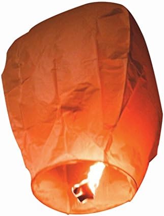 Mini sunshine® Chinese Paper Wish Sky Lanterns 20Pack Various Colors (Orange )