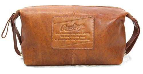 Rawlings Men's Leather Travel Kit, Brown