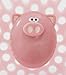 Joie Piggy Kitchen Sink Strainer Basket, Fits All Standard Sinks, Stainless Steel, Cute Garbage Disposal Drain Cover, 4.5-Inch, Pink Pig