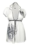 eVogues Plus Size Angel Wing Hoodie Top