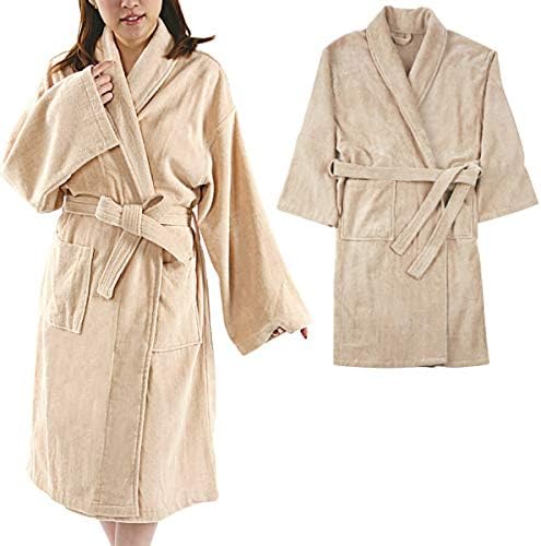 タオル生地 スピード対応 全国送料無料 バスローブ サンド ナイトガウン エステ用ガウン サロン用ガウン ルームウェア ガウン お風呂上がり ボディタオル 部屋着 軽量 レディース