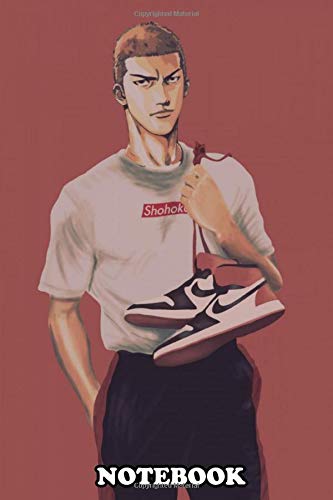Notebook: Hanamichi Sakuragi Is The Main Protagonist Of Slam Dunk , Journal for Writing, College Ruled Size 6" x 9", 110 Pages