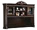 Coaster Home Furnishings Tucker Computer Hutch with Detailed Carvings Brown