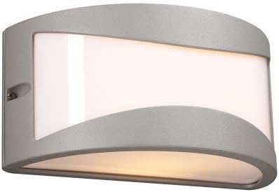 PLC Lighting 1727 SL Outdoor Fixture, Baco Collection, Silver finish by PLC Lighting