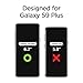 Ciel by CYRILL [Colette Collection] Galaxy S9 Plus Case with Sparkle Bling Pattern and Clear Hybrid Drop Protection for Samsung Galaxy S9 Plus (2018) - Silver Glitter