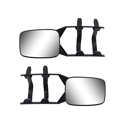 Clip On Towing Mirrors Extensions Adjustable Camper Mirrors 360 Degree