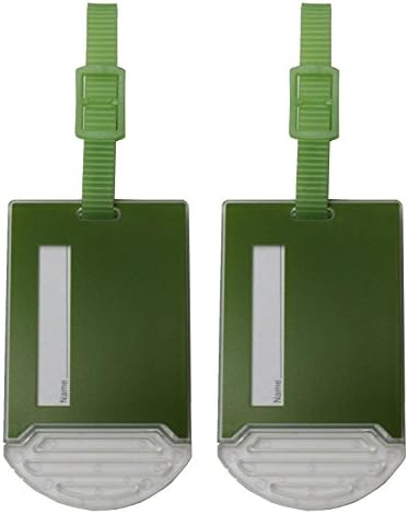 Sliding Luggage Tag 2-Pack, LT451 (Green)