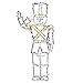 ProductWorks 60-Inch Pro-Line 190 LED Light-Up Animotion Saluting Soldier Christmas Decoration