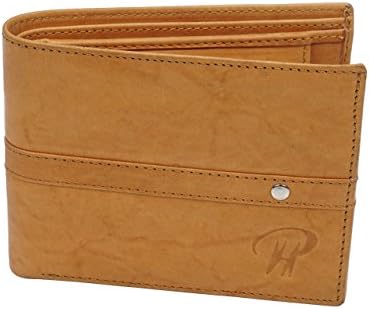 Pranjal's House Men's Leather Wallet OneSize Brown