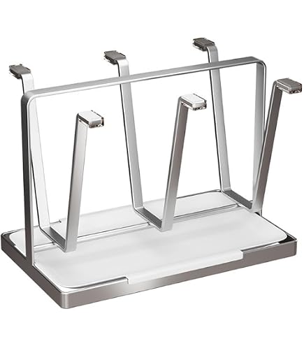 Veemoon Dishes Drying Rack Cup Drain Tray - PP Material, Green, 31x17.5x15.5cm Mug & Glass Holder For Kitchen - View #9