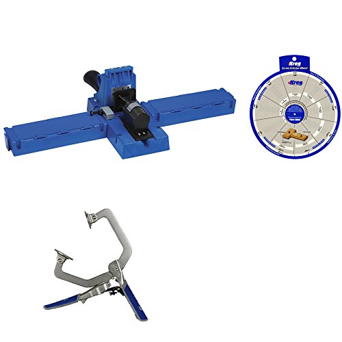 Buy Kreg Jig K5 Pocket Hole System, (1) KHC1410 Clamp, SSW Screw
