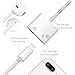Headphone Jack Adapter to 3.5mm for iPhone 7/7 Plus /8/8 Plus/X/XS/XR/XS max for iPhone Adapter 2 in 1 Earphone Audio Connector Music Splitter Cable Accessories, Support All iOS System – Whitethumb 2