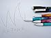 Artone Galaxy Starry Replacable Black Gel Ink Pens School Stationery (Set Of 6)