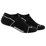 adidas Men's Climacool II No Show Sock (2-Pair), Black/White/Medium Lead, Size 6-12
