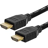 Cmple - 28AWG High Speed 18Gbps HDMI Cable 1.5FT HDMI 2.0 Ready - 3D Ethernet / Audio Return Channel - Gold Plated Connectors HDR 4K HDMI Cable - 1.5 Feet, Black