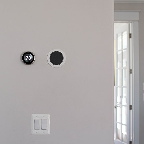 The-Flush-Mount--Built-in-Wall-or-Ceiling-Mount-for-Round-Puck-Speakers--Includes-Wiring--Does-not-muffle-built-in-speakers--by-Mount-Genie