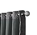 HLC.ME Chevron Thermal Blackout Room Darkening Energy Efficient Window Curtain Grommet Drapes 84