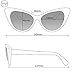 WearMe Pro Womens Cat Eye Mirrored Reflective Lenses Oversized Cateyes Sunglasses (Marble White Frame/Mirror Pink Lens, 54)