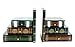 Bellaa 25389 Bookends Antiques Pen Ink Lamp Magical Oldworld Liabrary Office Book Ends for Shelves Stopper Vintage Collection Heavy Duty ＆ Sturdy Non-Skid
