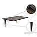 BAMFOX Floating Wall Shelf,Natural Bamboo Wall Decor Storage Shelf L15.7xW7.7for Bedroom, Living Room, Bathroom, Kitchen, Office and More Brown