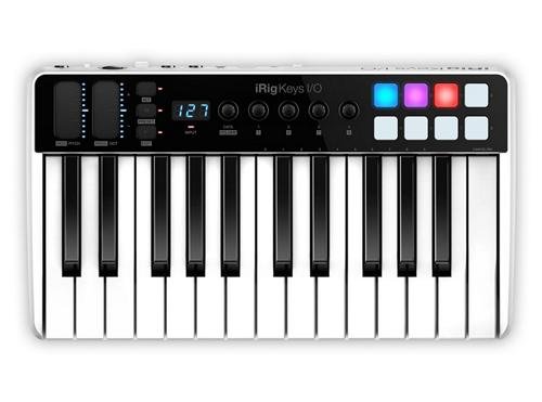 IK Multimedia IP-IRIG-KEYSIO25-IN iRig Keys I/O 25 25-key music creation workstation, MIDI controller with integrated audio interface