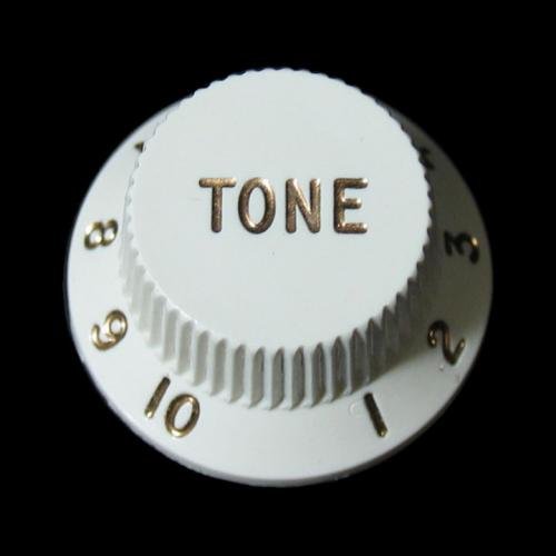 Fender Stratocaster Electric Guitar Tone Knob, 1, Parchment