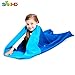 SANHO Soothing Hug Body Sock—Sleeping Bag Therapeutic Function Sensory, Anxiety Autism,Safety Material Suitable Kids Age 3+ (Blue)