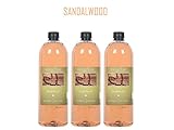 Hosley Premium Grade Sandalwood 34 oz Liquid Potpourri for Aromatherapy- Case of 3 Ideal GIFT for weddings, spa, Reiki, Meditation, Bathroom settings