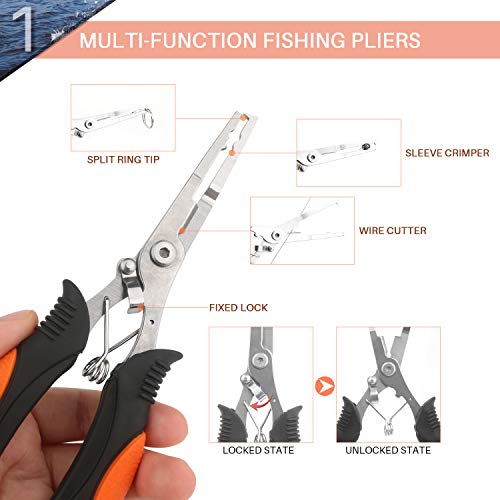 mouhike Fish Hook Remover Extractor Tools kit, Fish Hook Separator