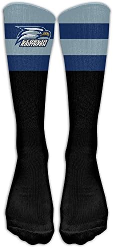 Georgia Southern Eagles College Sport Logo Knee High Athletic Socer Socks Fancy Fan Unisex