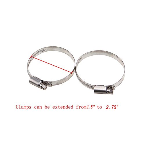 9" Chrome Motorcycle Straight Exhaust Muffler Pipe Heat Shield Cover Heel Guard - Thumbnail 3