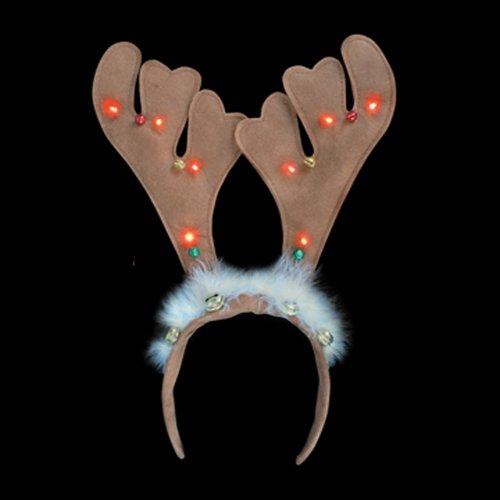 Flashing Reindeer Headband