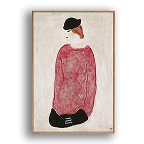 Framed Canvas Wall Art for Living Room, Bedroom Elegant Vase Plants by Sanyu Canvas Prints for Home Decoration Ready to Hanging - 16x24 inches