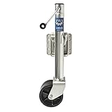 Jeremywell Swivel Trailer Jack Double Wheel 2000 lb Tongue Twin Boat Towing 26" Length Lift