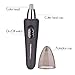 Heated Eyelash Curlers: TOUCHBeauty Nose Hair Trimmer for Men Painless Hair Remover with with Low battery Reminder, Precision Personal Groomer