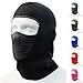 Cevillo Balaclava Face Mask | Windproof and Dustproof Ski Mask Hoodie Style | Skiing and Outdoor Sports | Polyester Cotton Headwear | Men and Women (Black)