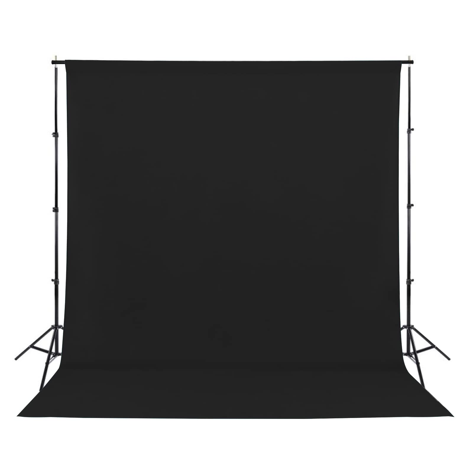 Photo 1 of Sugargirl Black Backdrop Background for Photography, 8X10FT Photo Backdrop Black Screen Photo Booth Backdrop for Photoshoot Party Video(1 Panel)