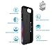 Speck 79990-5758 Presidio Inked Cell Phone Case for iPhone 7 - Milky Way Black Glossy/Black
