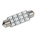 Partsam 10PCS Green 12-3528-SMD 569 578 42mm Festoon LED Lights Interior Dome Map Lamp Bulbs