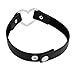 Zittop Girls Love Heart Choker PU Leather Collar Punk Heart Goth Fans Chain Necklace